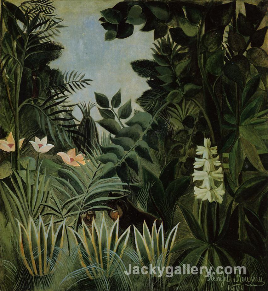 Exotic Landscape 2 by Henri Rousseau paintings reproduction